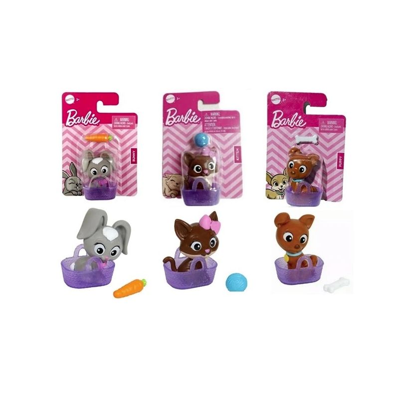 Barbie k�ledyr med tilbeh�r