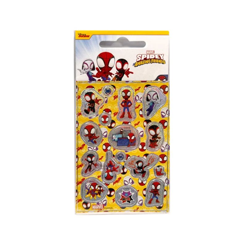 16 stk holografi laser stickers - Spidey