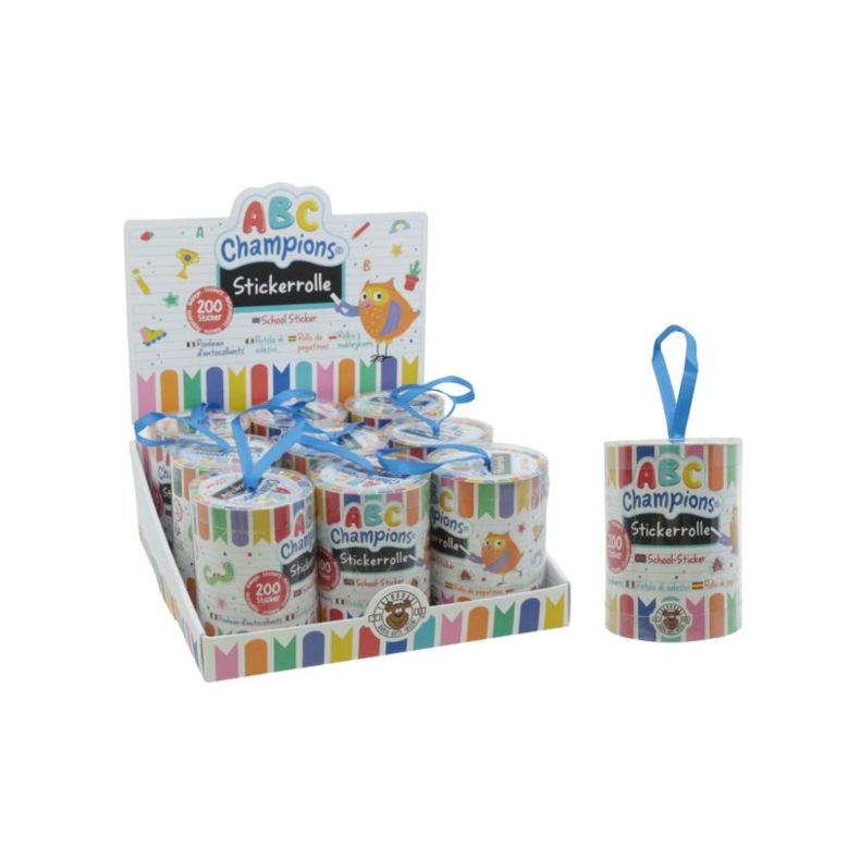 Rulle med 200 stickers